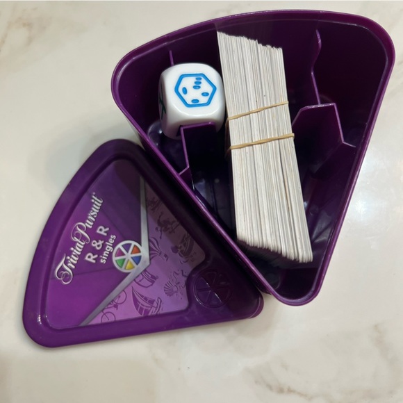 Trivia Pursuit R&R Purple Trivia Game Set - Picture 2 of 4